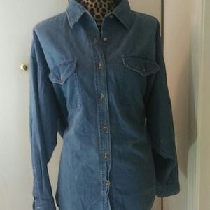 100% Cotton Long Sleeved Button Down
